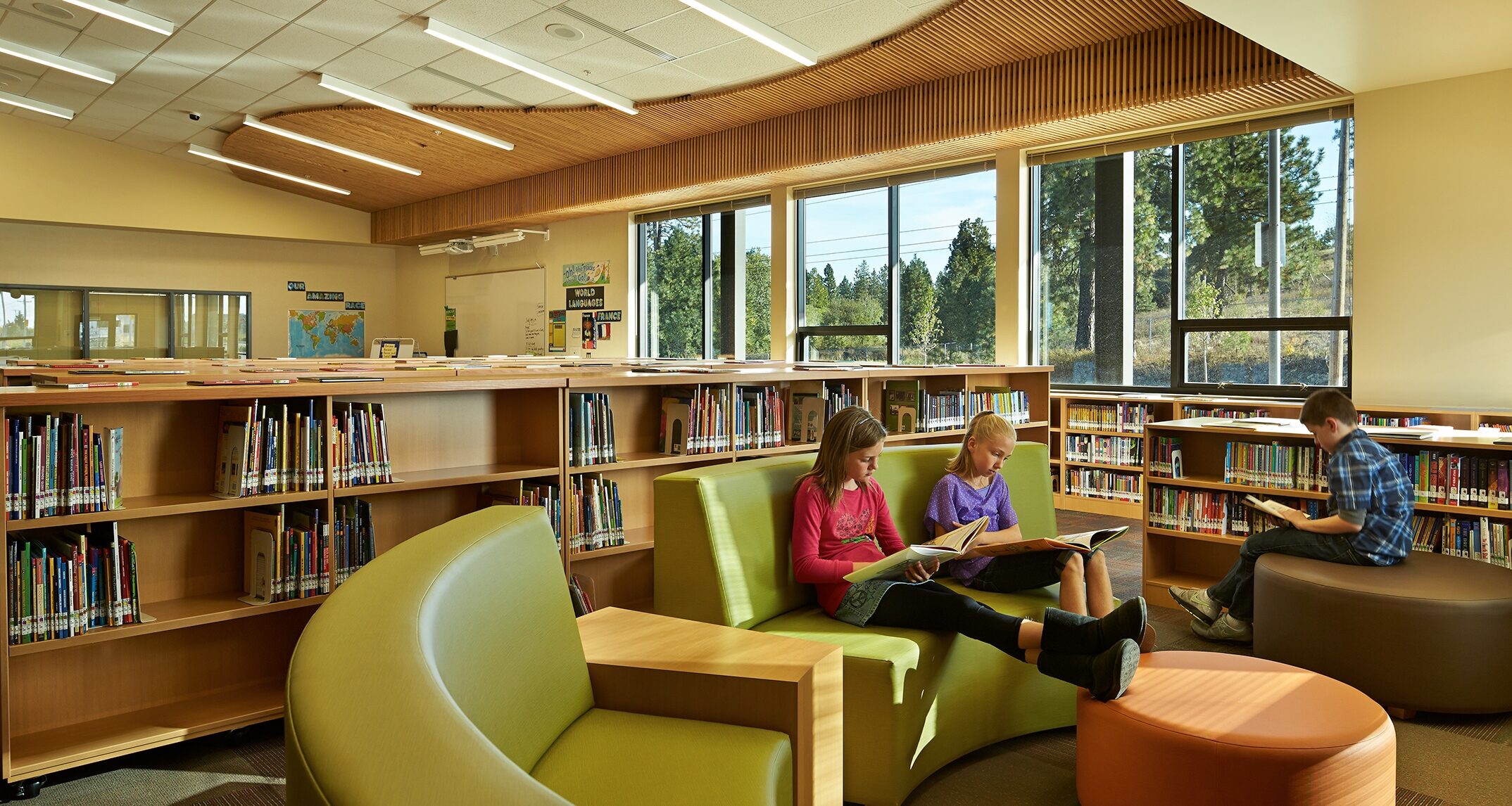 From soft seating to extensive daylighting, intentional design elements can help give students comfort and security within their learning environment. Snowdon Elementary School - NAC Architecture
