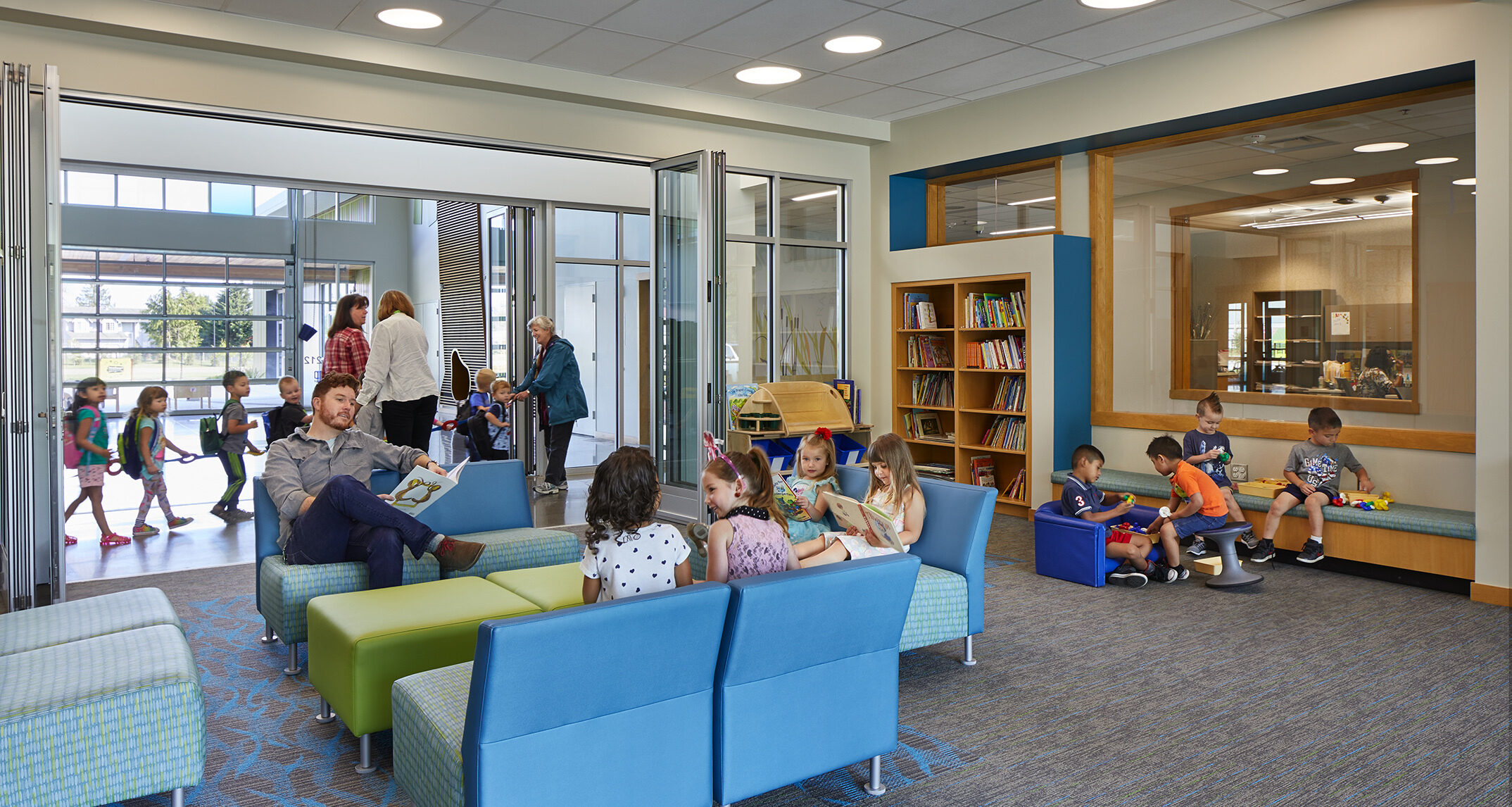 Lake Stevens School District Early Learning Center, Living Room space. 